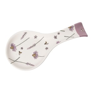 Transpac Dolomite 9 in. Multicolor Everyday Lavender and Lilac Spoon Resin - 1 of 1