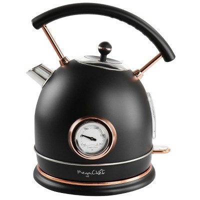 Megachef 1.8 Liter Half Circle Electric Tea Kettle In White : Target