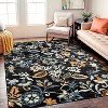 World Rug Gallery Beige Multi Vine Floral Indoor Area Rug - 2 of 4
