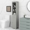 Tall Bathroom Cabinet, Freestanding Storage Cabinet with Drawer - 2 of 4
