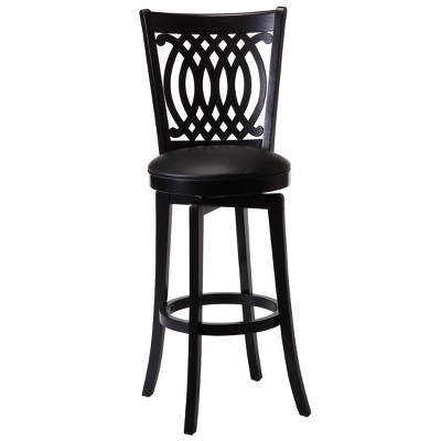 30" Van Draus Swivel Barstool Metal/Black - Hillsdale Furniture