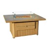 Moda Furnishings 24.6'' H x 51.97'' W Aluminum Propane Outdoor Fire Pit Table - 3 of 4