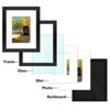 Golden State Art 8x10 MDF Picture Frame 0.71 Inch Thickness for 5x7 Picture - Pack of 10 - 3 of 4