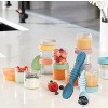 12pc Glass Baby Food Storage Jars, 4 Silicone Baby Spoons & 2 Silicone Bibs, Baby Mealtime Essentials – BPA-Free, Leakproof, and Dishwasher Safe - 3 of 4