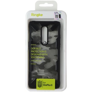 Ringke Fusion X Series Case for OnePlus 8 - Black Camo - 1 of 1