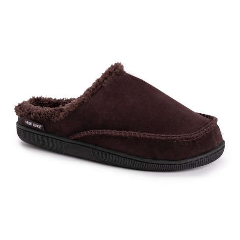 Alpine Swiss Paul Mens Memory Foam Fleece Clog Slippers House