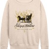 Women's - Sleepy Hollow - Rest Your Weary Head Lightweight French Terry Wide Neck Long Sleeve Shirt - 2 of 4