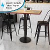 Flash Furniture 18'' Round Restaurant Table Base with 3'' Dia. Bar Height Column - 3 of 4