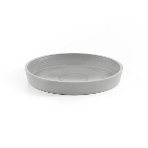 Ecopots Round Recycled Plastic Modern In/Outdoor Planter Flower Pot Saucer - 1 of 4
