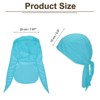 Unique Bargains Football Cycling Helmet Liner Bandana Breathable Cooling Sweat Wicking Cap - 2 of 3