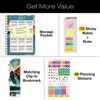 HARDCOVER 2026 Planner, 5.5"x8": 14 Months (Nov 2025-Dec 2026), Daily/Weekly/Monthly,  Bookmark, Pocket Folder w Sticky Notes (Lake View) - 2 of 4