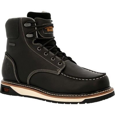 Men's Georgia Boot AMP LT Wedge Waterproof Moc-Toe Work Boot