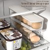 Auto Rolling Fridge Egg Organizer, Space Saving Eggs Dispenser for Refrigerator Storage, Home Egg Holder - 3 of 4