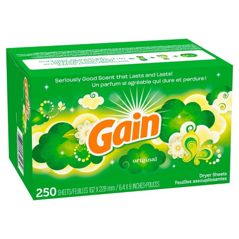 Gain Original Dryer Sheets 250ct Target