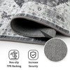 Vintage Area Rugs Boho Washable Area Rug for Living Room Bedroom Floral Print Floor Carpet - 4 of 4