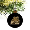 Bryant University Secondary Logo Mini Small Tiny Wood Christmas Tree Holiday Ornament - 3 of 4
