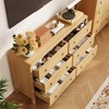7 Drawer Dresser for Bedroom, Wooden Chest of Dressers for Deep Drawers, Modern Dressers Organizer with Round Handle,TV Stand - 3 of 4