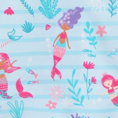 blue mermaid princess