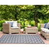 Liora Manne Carmel  Indoor/Outdoor Rug  Navy.. - 3 of 4