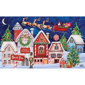 Briarwood Lane Doormat 30x18 Indoor Outdoor North Pole Magic Christmas For Christmas Doormat - 1 of 4