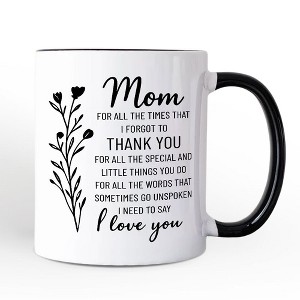 Thank You Mom Mug, Minimalist Mama Gift | OrnamentallyYou - 1 of 4