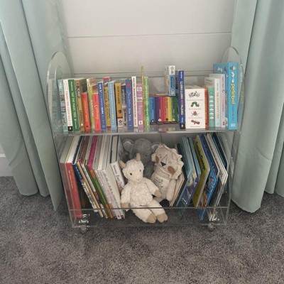 Acrylic bookcase nursery best sale