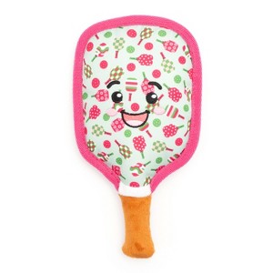 Pickleball Squeaky Plush Dog Toy - The Worthy Dog - 1 of 4