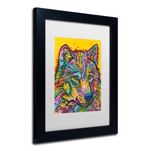 Trademark Fine Art -Dean Russo 'Wolf 2' Matted Framed Art - 1 of 4