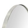 TEHOME Yolanta Circular Round Stainless Steel Framed Wall Mounted Bathroom Vanity Mirror - 4 of 4