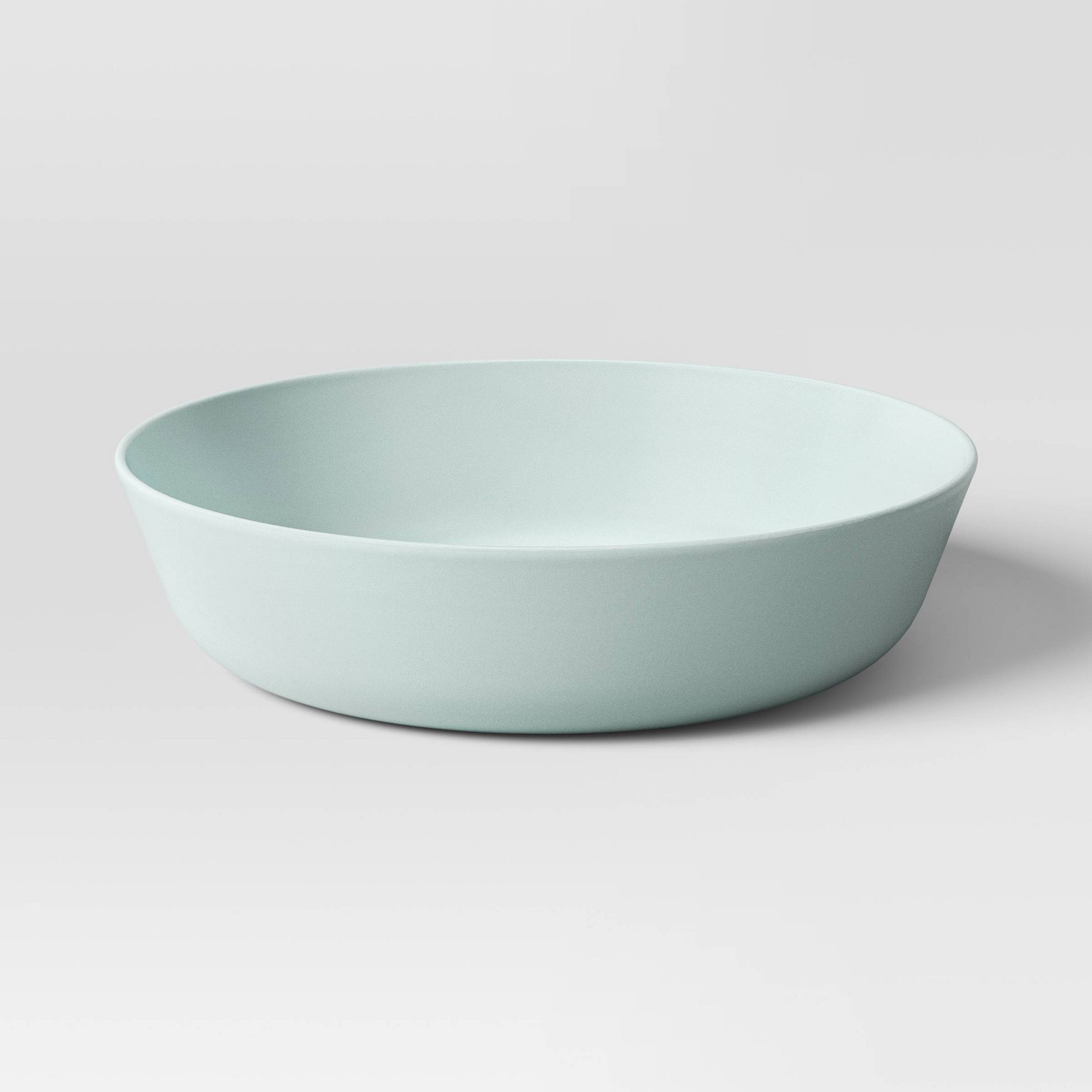 1200ml Plastic Dinner Bowl Mint Green - Room Essentials™: Plastic, Microwave & Dishwasher Safe, 8" Diameter