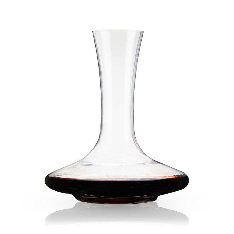 Viski Reserve Crystal Wine Decanter Glass Wine Saver Carafe - Holds 1 Standard 25 Oz Bottle 65oz, 5 of 9