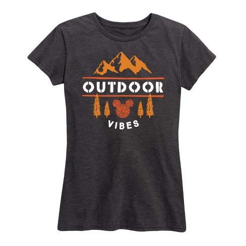 Women's - Disney - Outdoor Vibes Short Sleeve Graphic T-Shirt - image 1 of 4