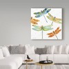 Trademark Fine Art -Jean Plout 'Dragonfly Bliss 1' Canvas Art - 3 of 3