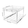 YIYIBYUS Pull Out Cabinet Organizer, 2-Tier Cabinet Pull Out Shelves, Kitchen Cabinet Organizer - 4 of 4