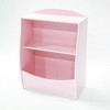 Kids Bookshelf,Book Storage Organizer,2-Tier Kids Bookcase with Open Compartments for Bedroom,Livingroom,Playroom - 2 of 4