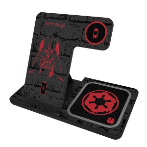Keyscaper Star Wars Darth Vader Iconic 15-Watt 3 in 1 Charging Station - 1 of 4