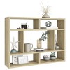 vidaXL Wall Shelf Sonoma Oak 29.5 in.x6.3 in.x21.7 in. Engineered Wood - 3 of 4