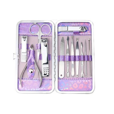 LOVELAY CREATIONS Pedicure Set with Holographic Case