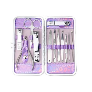LOVELAY CREATIONS Pedicure Set with Holographic Case - 1 of 4