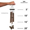 Woodstock Wind Chimes Signature Collection, My Butterfly Chime, 21'' Bronze Wind Chime BFC - image 4 of 4
