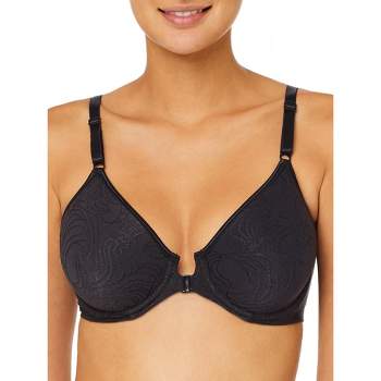 Bali One Smooth U® Smoothing & Concealing Underwire Bra in Black Size 42C