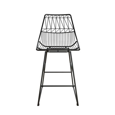 target black metal bar stools