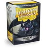 Dragon Shield 2 Packs Dragon Shield Classic Black Standard Size 100 ct Card Sleeves Individual Pack - 4 of 4