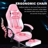 Recliner Video Gamer Chairs,Racing Computer Gaming Chairs with Massage Lumbar and footrest Adjustable Headrest for Office,Home-Tanpinhause - 3 of 4