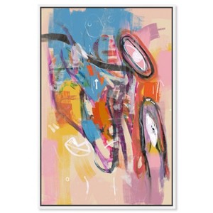Art Remedy Te Veo Retro Abstract Wall Art Framed - 1 of 4