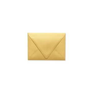 LUX A6 Contour Flap Envelopes 4 3/4 x 6 1/2 50/Box Gold Metallic 1875-07-50 - 1 of 1
