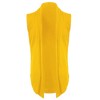 Lars Amadeus Men's Casual Open Front Sleeveless Irregular Hem Cardigan Vest - 2 of 4