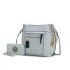 MKF Collection Shivani Vegan Leather Women’s Hobo Bag by Mia K with wallet – 2 pieces - 2 of 4