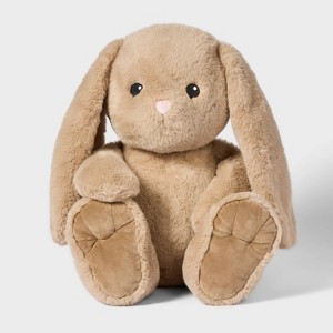 18" Jumbo Tan Bunny Stuffed Animal - Gigglescape™ - 1 of 3