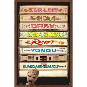 Trends International Marvel Cinematic Universe - Guardians of the Galaxy 2 - Tapes Framed Wall Poster Prints - 1 of 4